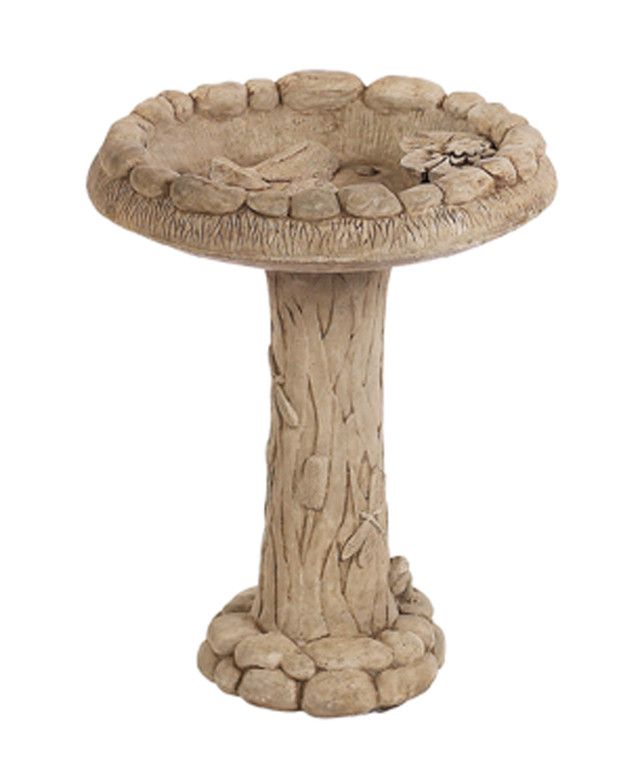 Koi Fish Pond Birdbath