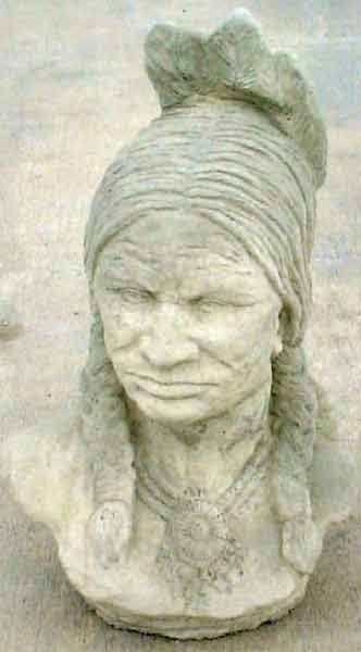 Indian Warrior "Bust"