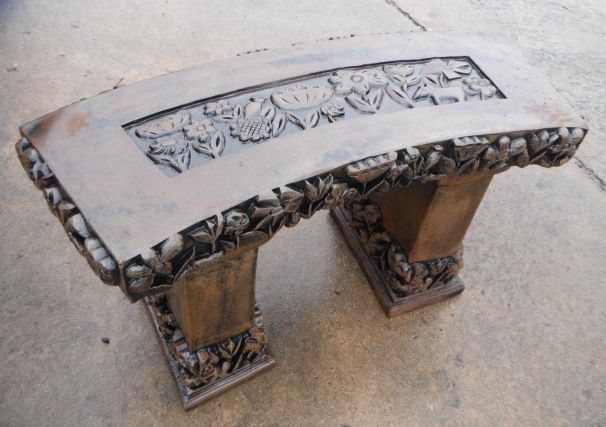 Curved Flower Bench