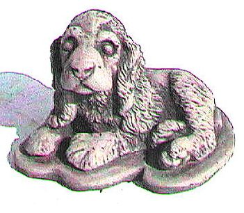 Dog Spaniel "Lying Spaniel"