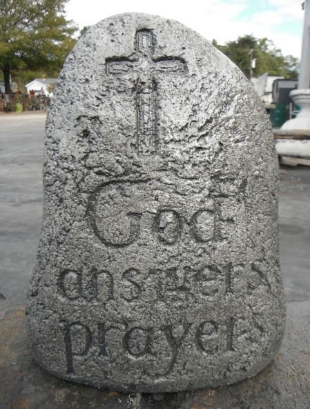 Gods Answers Prayers Stone
