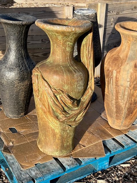 Draped Handle Jar Planter