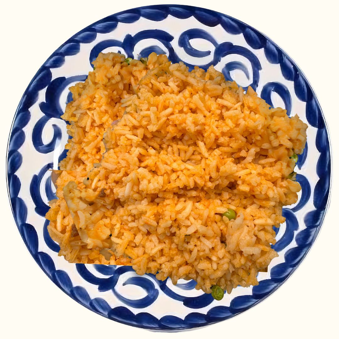 Orden grande de arroz rojo