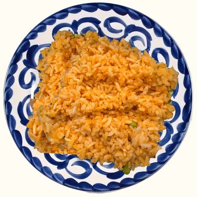 Orden grande de arroz rojo
