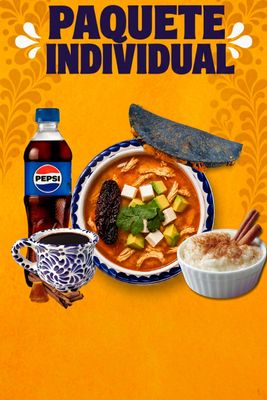 Combo caldo Tlalpeño 400 ml Combo caldo Tlalpeño 400 ml