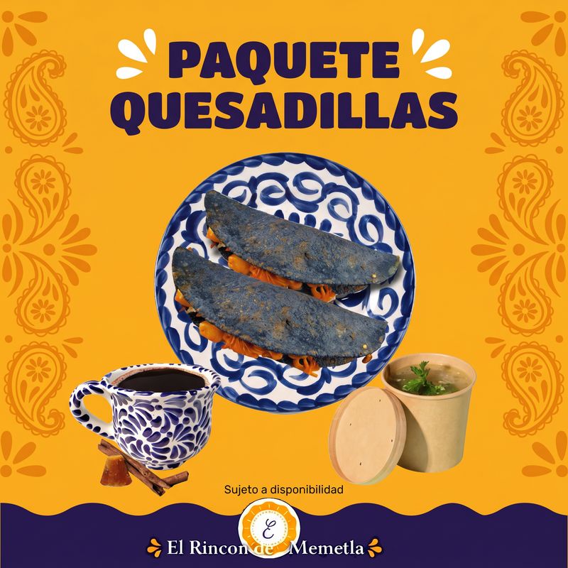 Paquete quesadillas