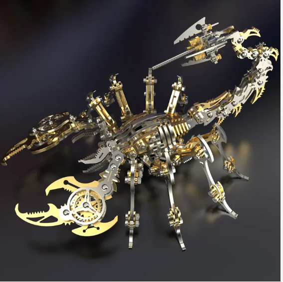 3D Scorpio Metal Puzzle Gold/Silver