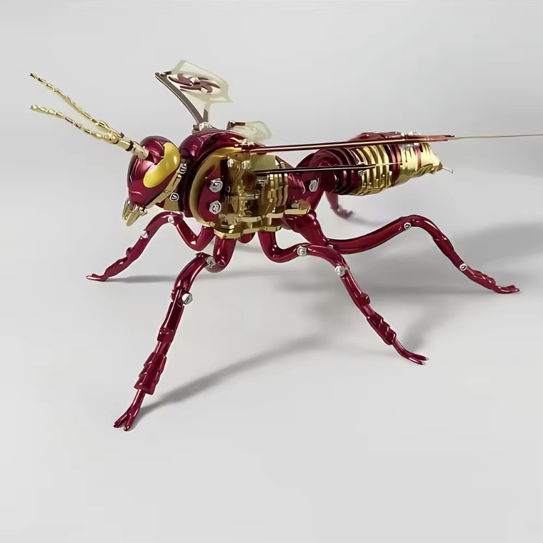 3D Wasp Gold/Red