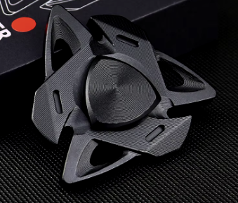 Black Metal Shark Spinner