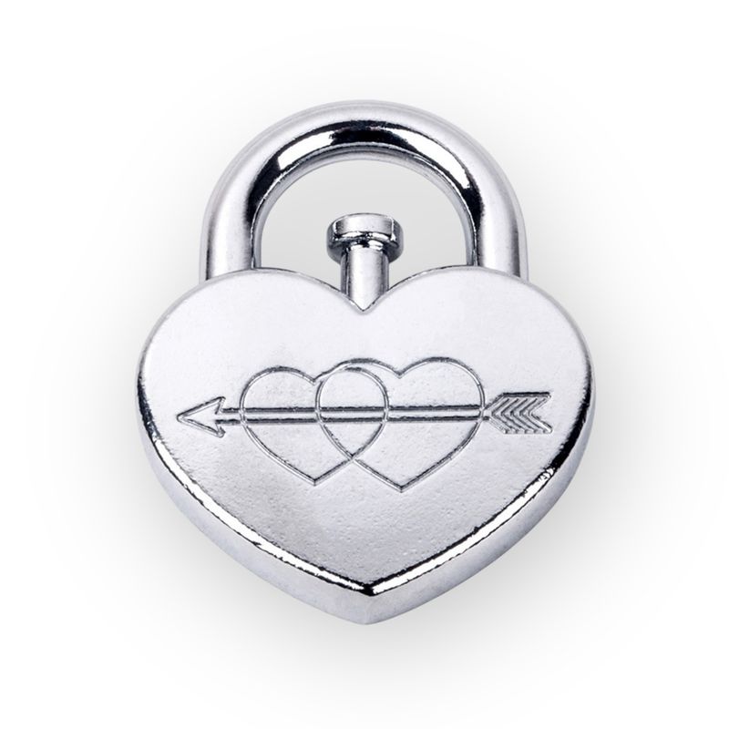 Cast Puzzle Heart Lock