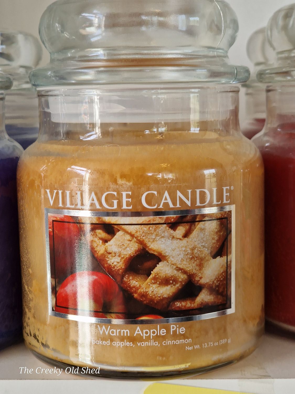 Geurkaars Village candle Warm Applepie