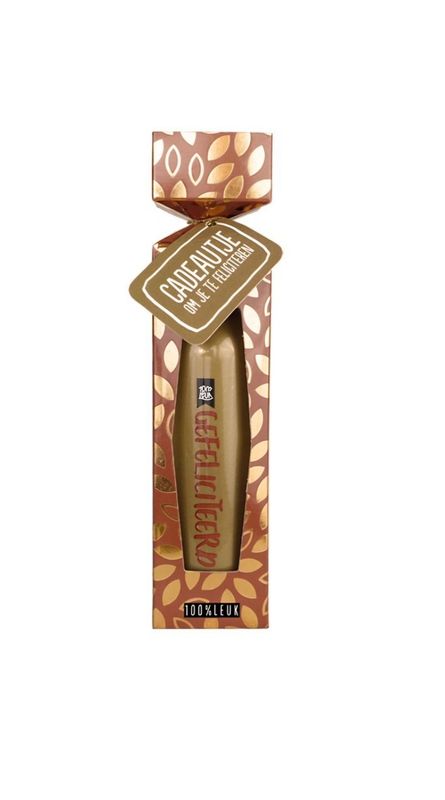 Partycracker douchegel Gefeliciteerd 100%LEUK
