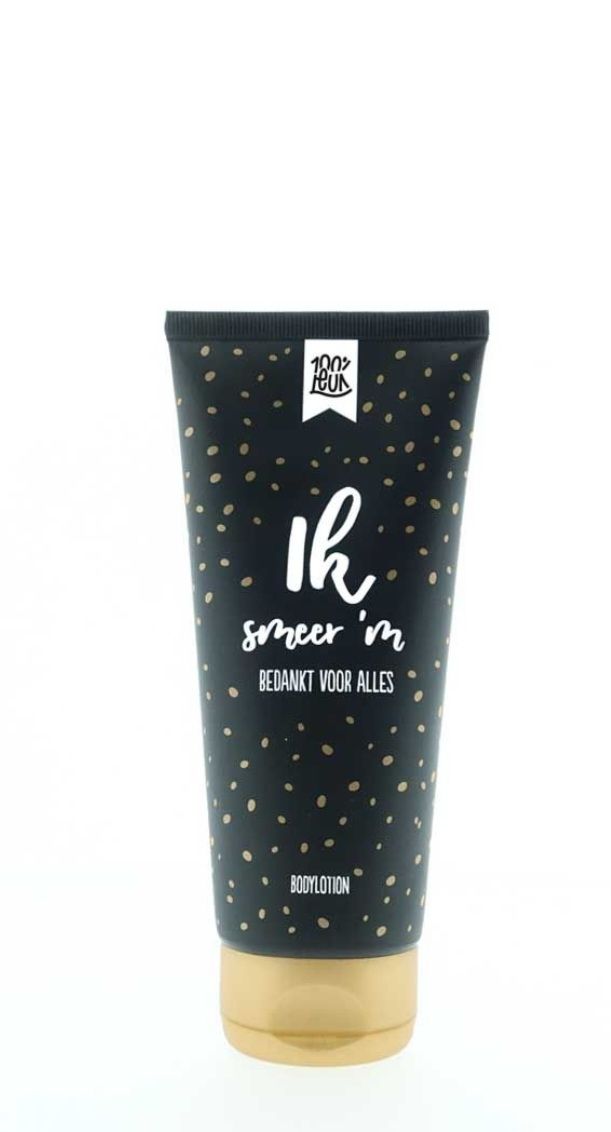 Bodylotion &quot;ik smeer hem&quot; 100%LEUK