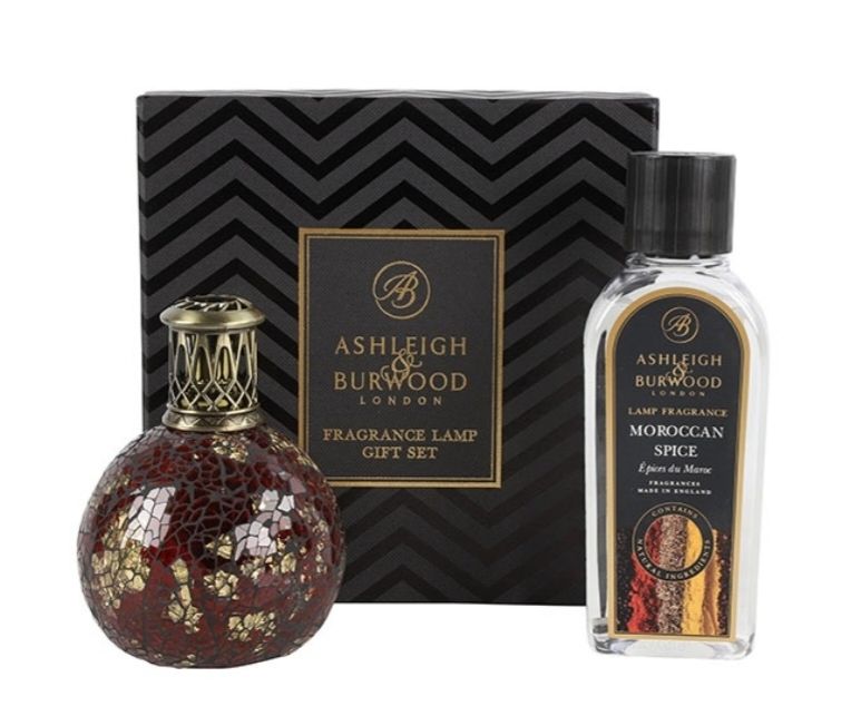 Dragon´s Eye + Morrocan Spice Geurlamp S paars-L19B19H11CM