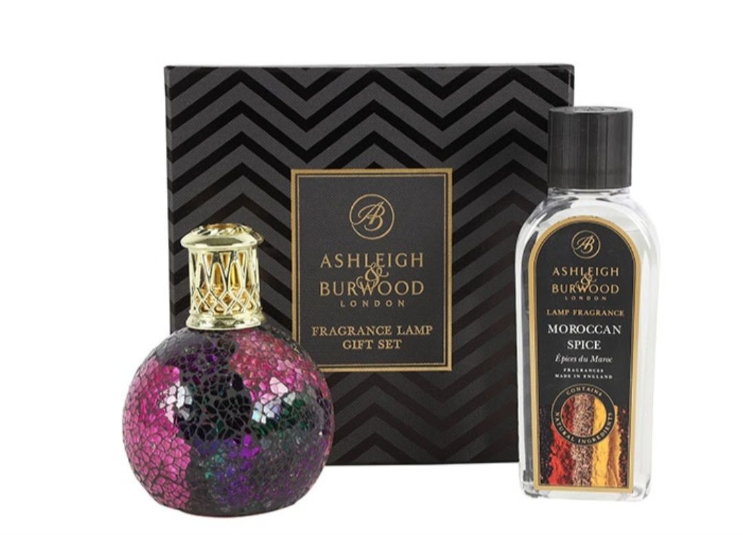 Magenta Crush&amp;Morrocan Spice Geurlamp Cadeauset-L17,5B10H9,5CM