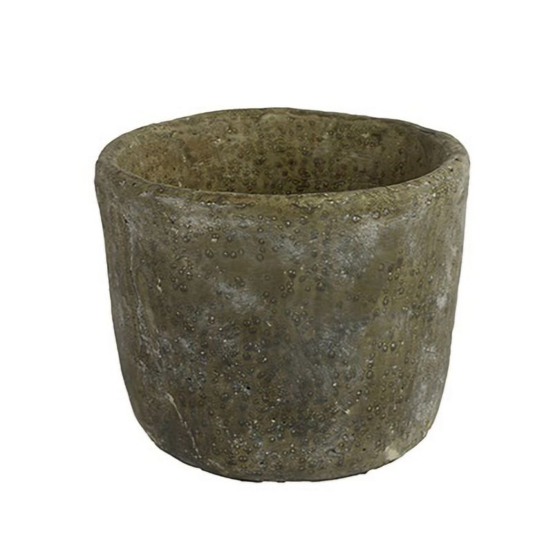 Bloempot ro Anton S grijs-L16B16H14,5CM