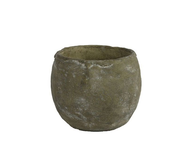 Bloempot ro-conv Anton S grijs-L14,5B14,5H12CM