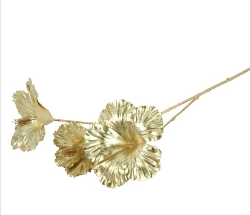 Hibiscus S champagne/goud-L10B18H63CM