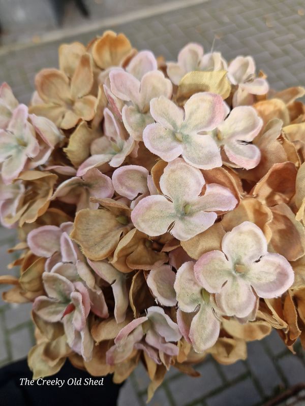 Hydrangea Oker geel-L18B18H46CM