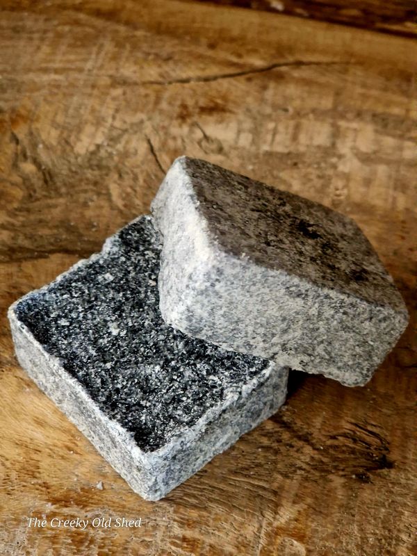 Amberblokje Black musk