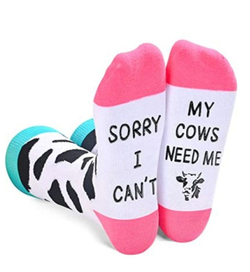 Blije Sokken – Sorry I Can’t, My Cows Need Me (€4,95 per paar, maat 38-44)