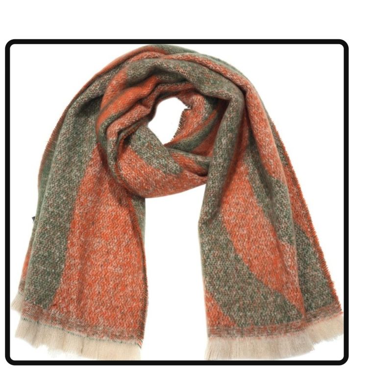 Soft Winter Scarf – Warm, Zacht, Gevlamd Motief (€13,95, 180x45 cm) 🧣