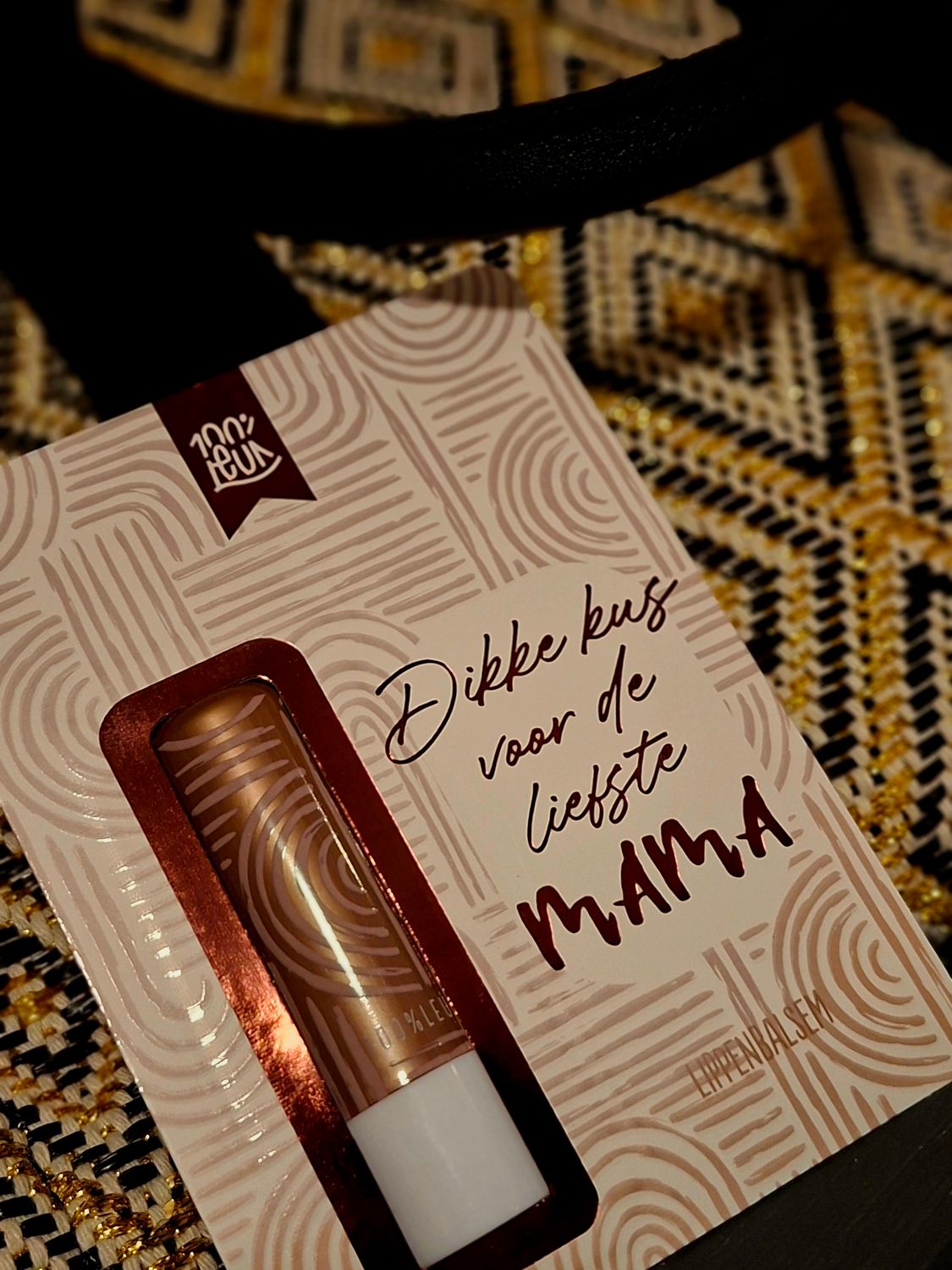 Dikke Kus voor de Liefste Mama – Lippenbalsem 100% Leuk