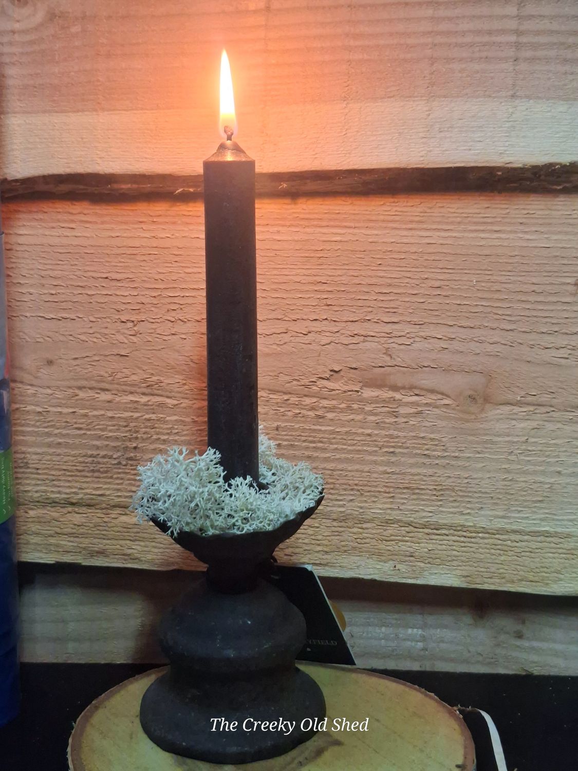 Roestige kandelaar – Countryfield – 9,5 cm