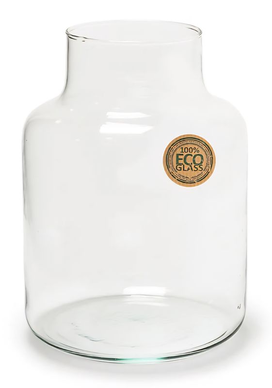 🌿 Vaas Gigi – H20 × D14,5 cm – Gerecycled glas – €8,99