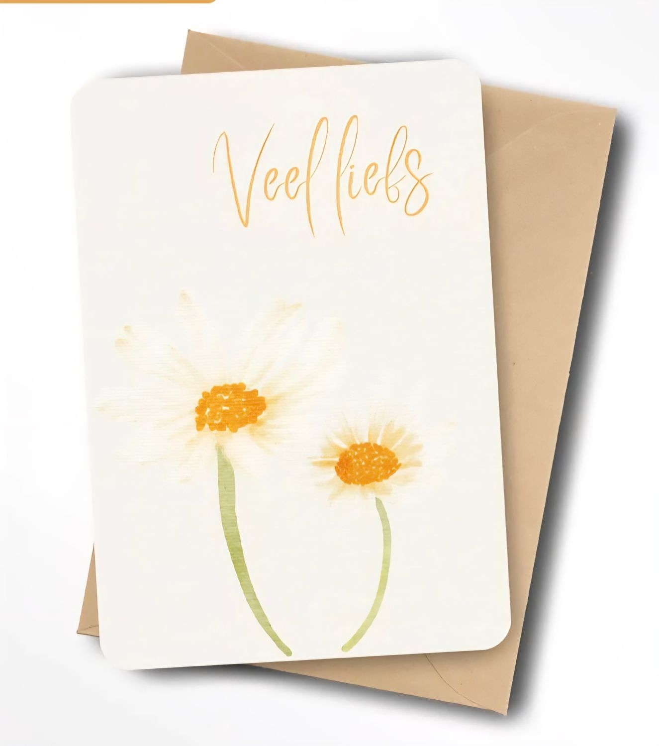 Grote Wenskaart met Envelop