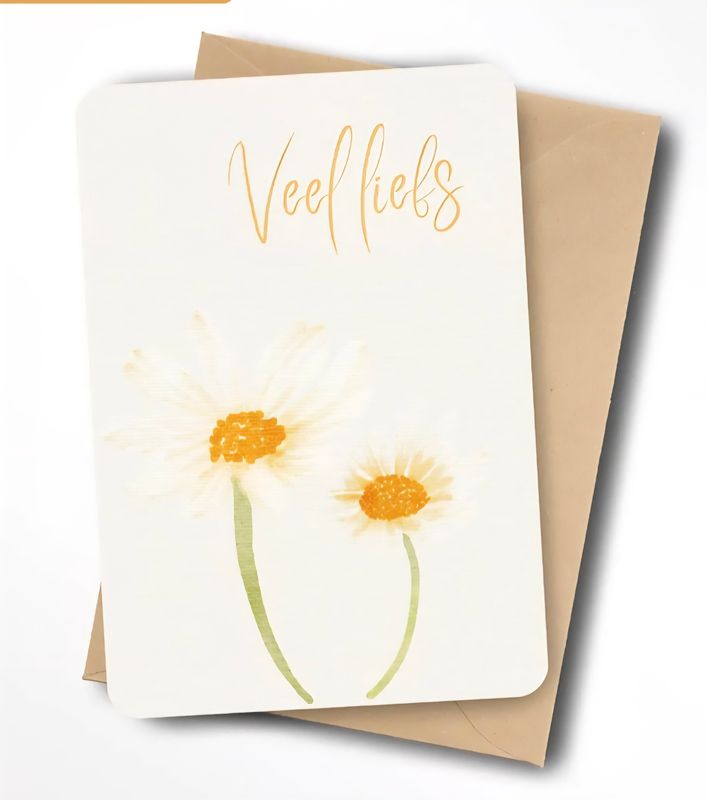 Grote Wenskaart met Envelop