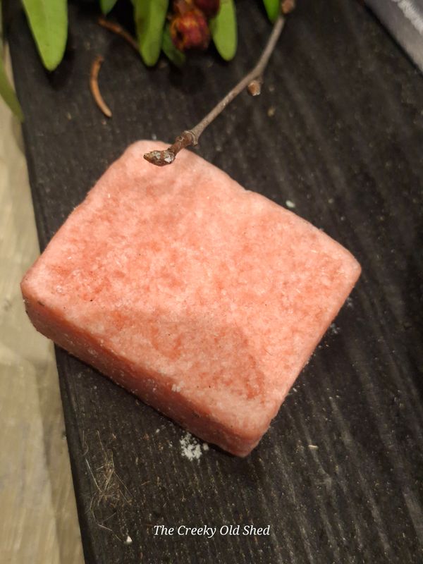 Amberblokje pink blossom