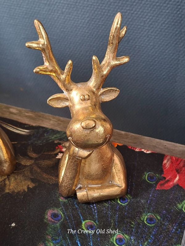 Rendier beeld Brent goud – L