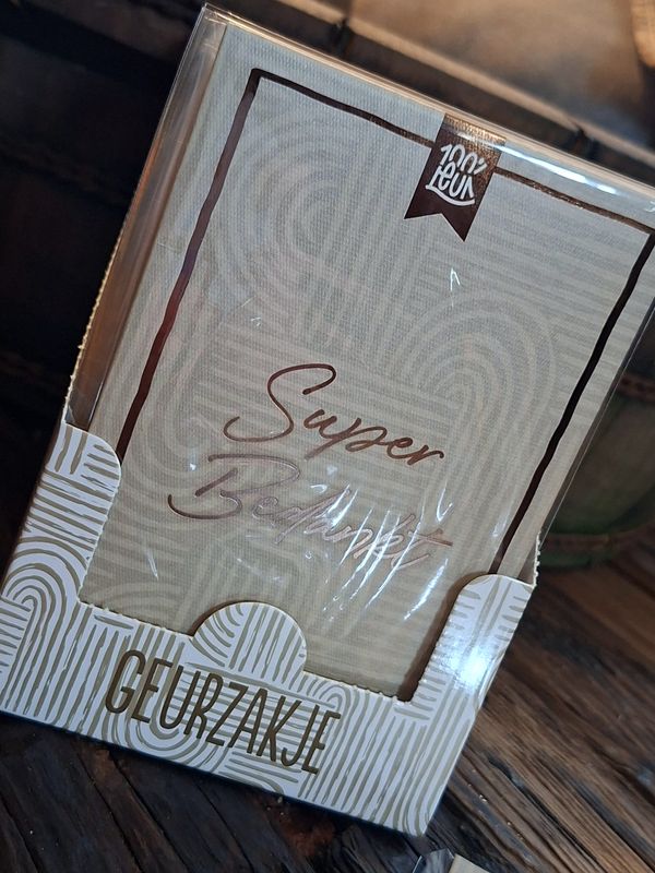 🌸 100%LEUK Geurzakje – Super Bedankt Prijs: €4,95