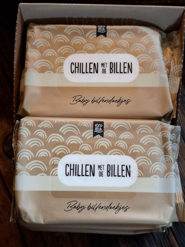 👶 100%LEUK Baby Billendoekjes – Chillen met die billen Prijs: €3,95