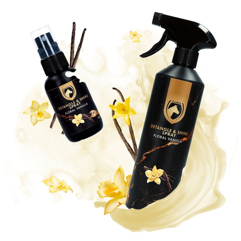Excellent Horse Detangle &amp; Shine Spray 500 ml Floral Vanilla