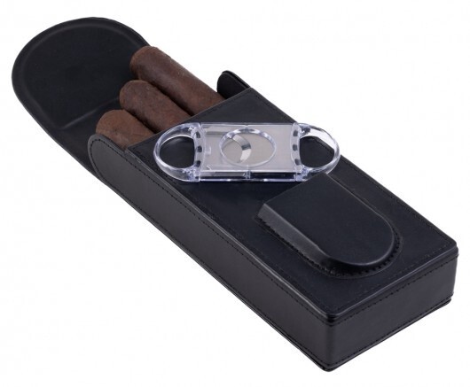 Magnetic Cigar Case w/ Fliptop Enclosure