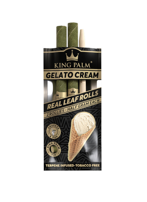 Real Leaf Rolls 2 pack, Flavor: Gelato Cream