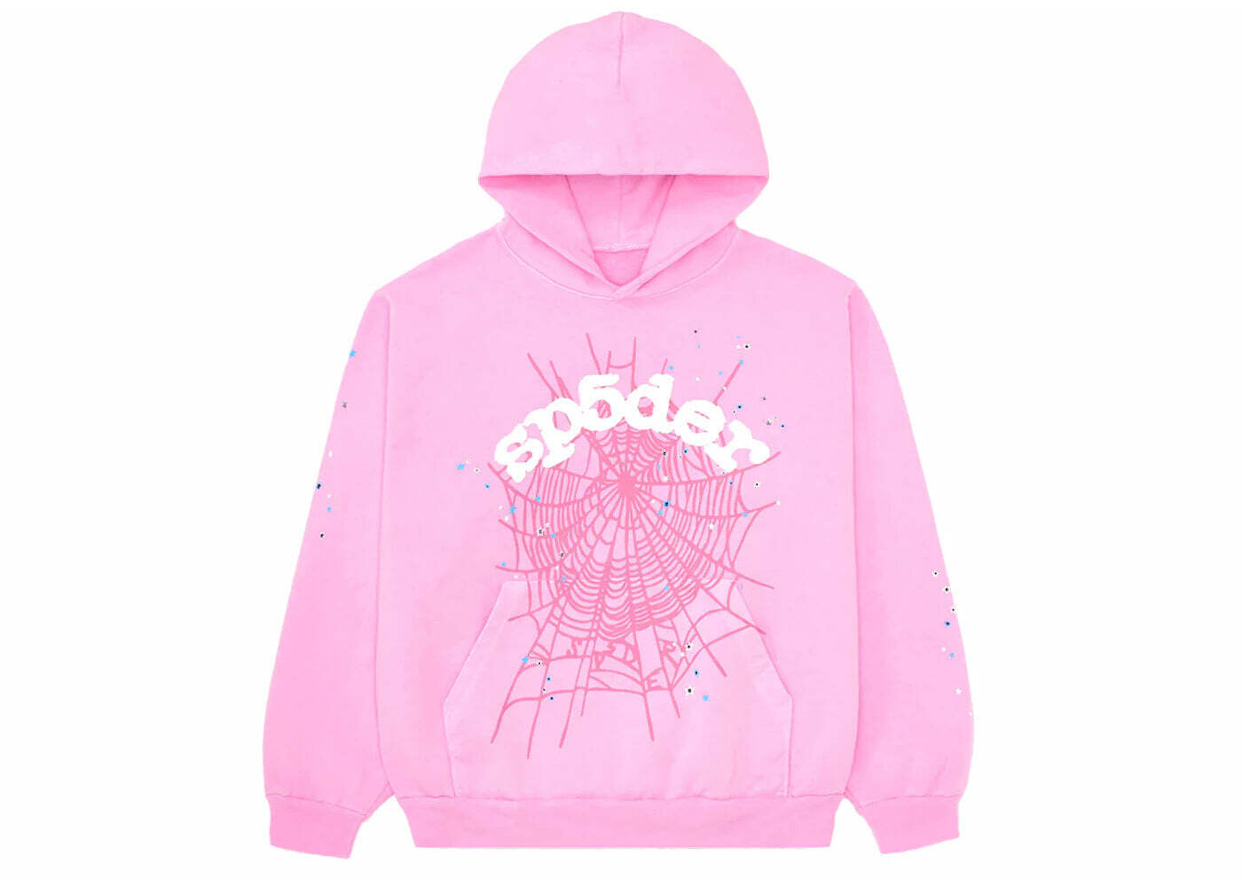 Sp5der OG Web Hoodie Pink