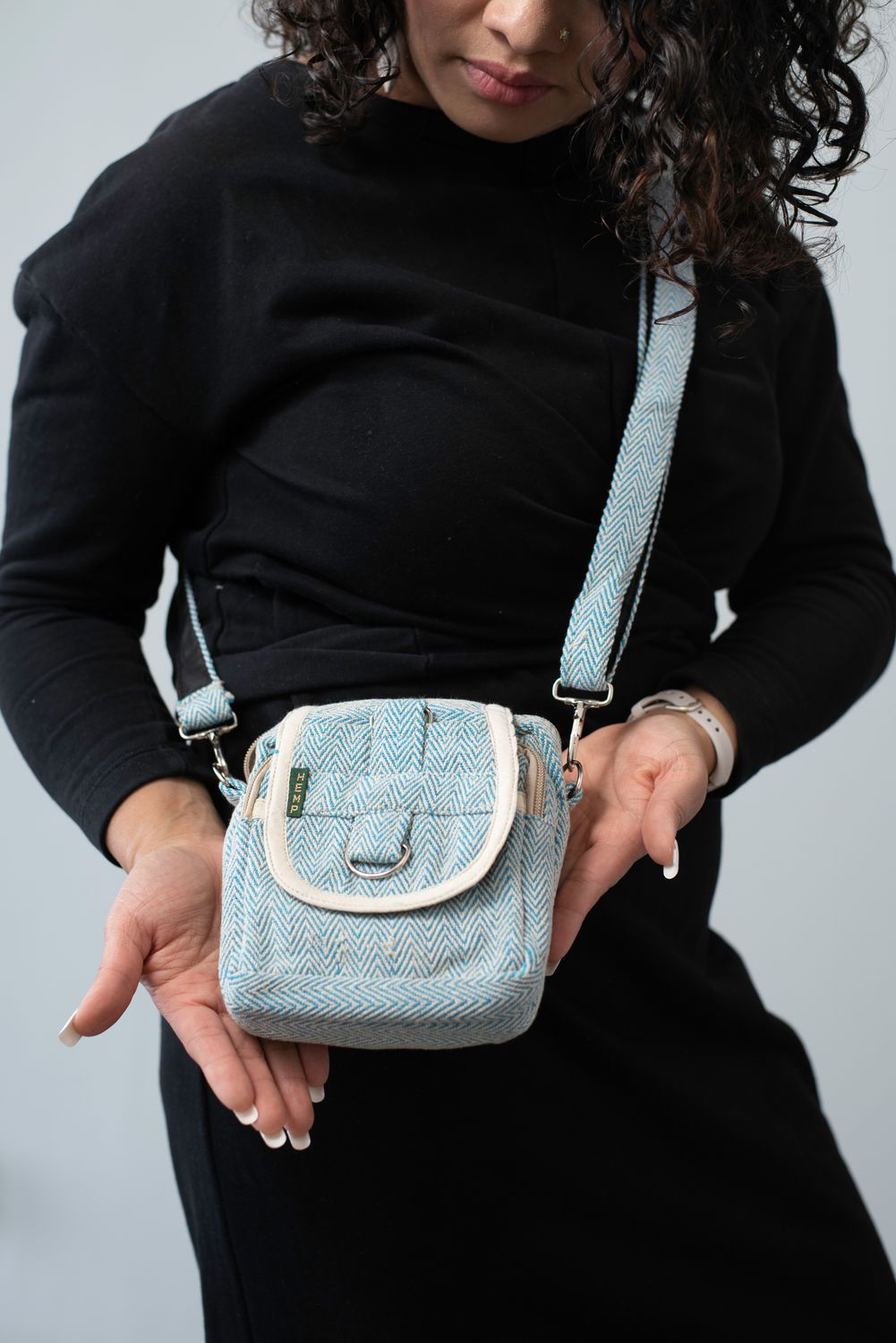 Hemp Crossbody Camera Bag