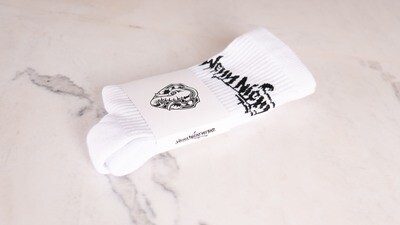WNMR Socken "Schriftzug" Weiß