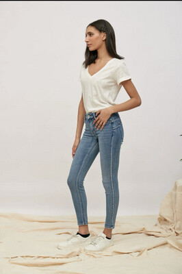 Toxik Push Up Skinny Jeans In Blue