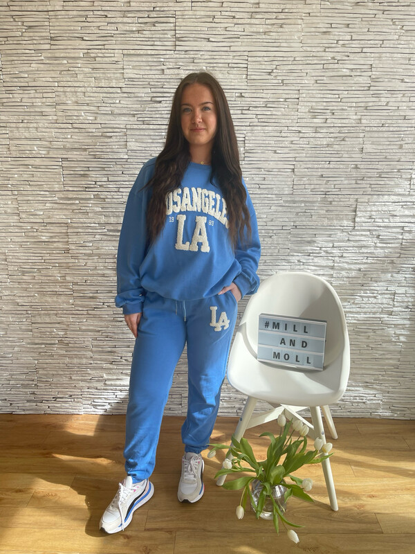 The LA Jogger in Cornflower Blue