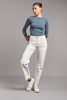 Toxik Off White Straight Leg Jeans
