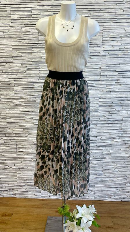 The Safari Pleated Midi