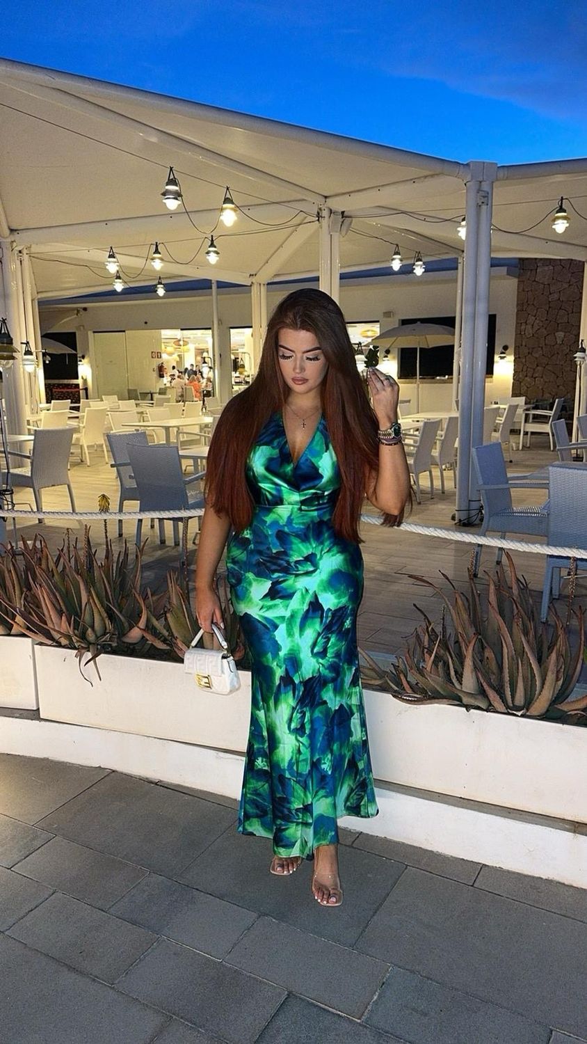 The Donatello Halter-Neck Dress