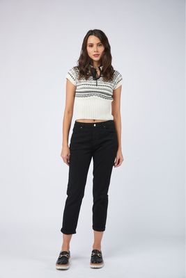 Toxik Boyfriend Jeans In Black