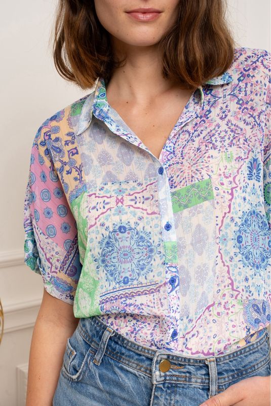 The Biba Shirt In Blue