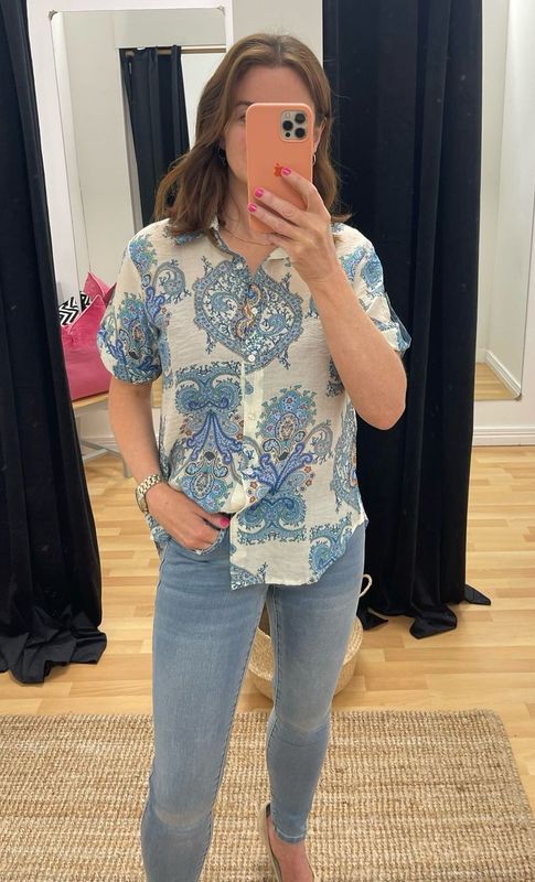 The Megan Paisley Shirt
