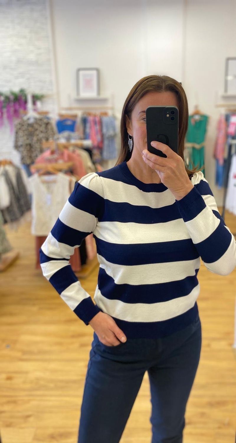 The Jess  Stripe Knit